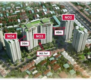 Tòa nhà N03 – Dự án khu nhà ở cao tầng để bán, Bồ Đề, Long Biên, Hà Nội - TLE Group - Đại lý cung cấp thang máy Mitsubishi chính hãng