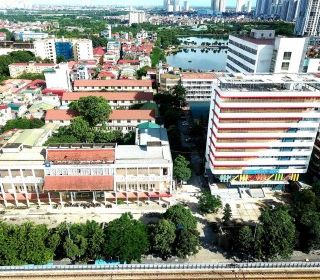 Nhà điều hành Trường Đại học Kiến Trúc Hà Nội. - TLE Group - Đại lý cung cấp thang máy Mitsubishi chính hãng